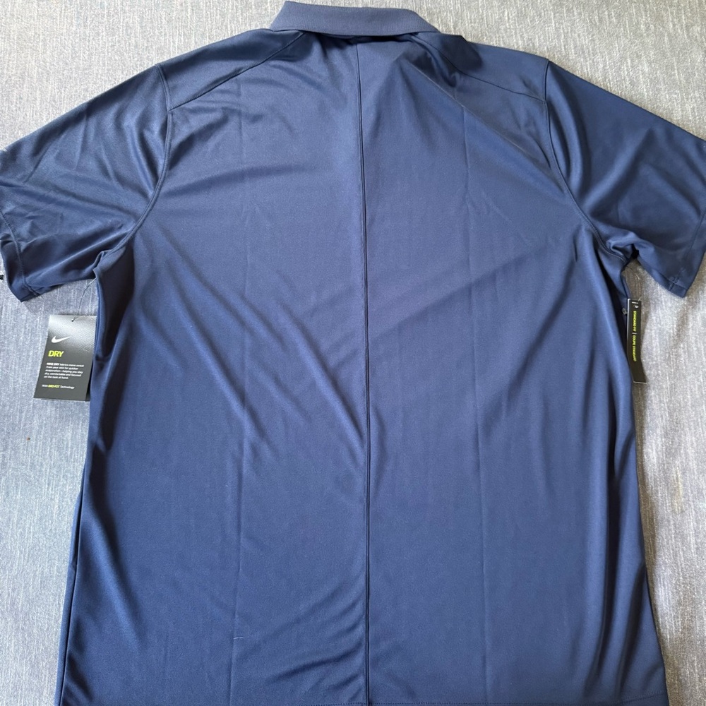 Nike Blue Polo Shirt Classic Design - Navy - Brand new w/tags - Picture 5 of 5